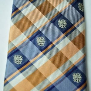 DAKS Tie Silk Logo Print